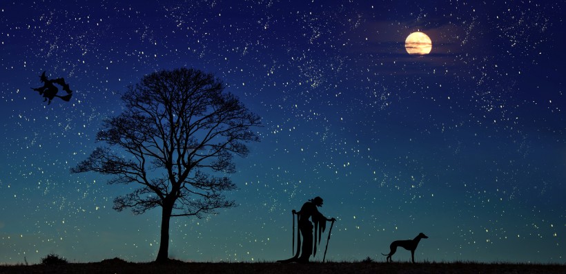 唯美星空风景图片