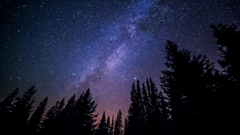 唯美星空风景图片