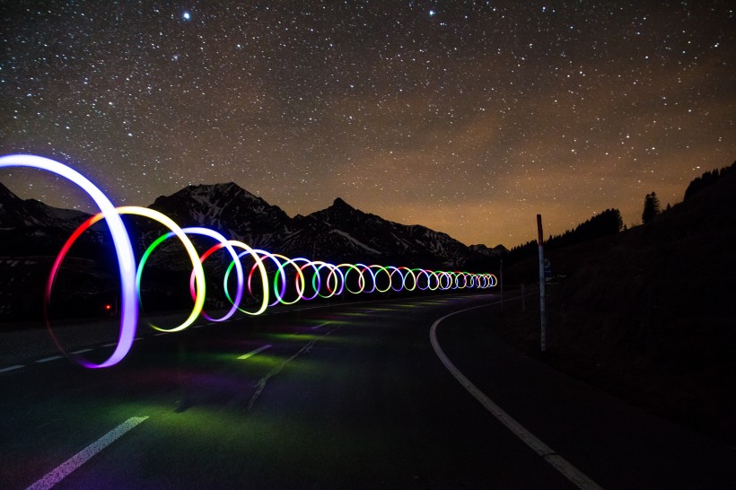 唯美星空风景图片