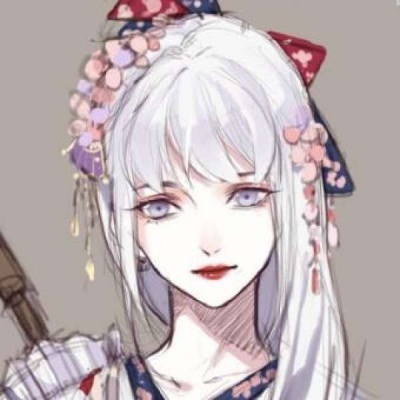 漫画美女头像图片 古风闺蜜头像图片