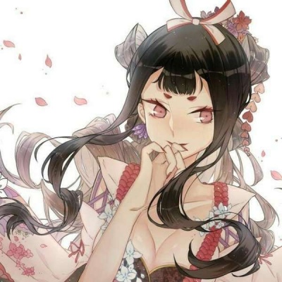 漫画美女头像图片 古风闺蜜头像图片