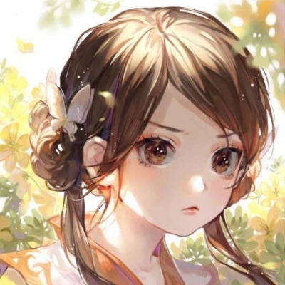 漫画美女头像图片 古风闺蜜头像图片