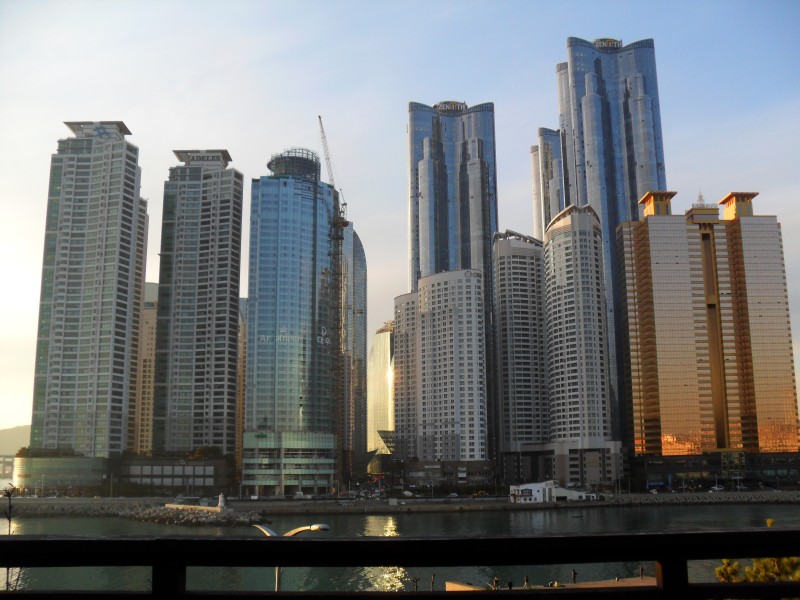 韩国釜山海云台风景图片