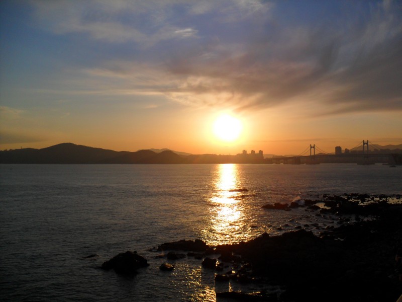 韩国釜山海云台风景图片