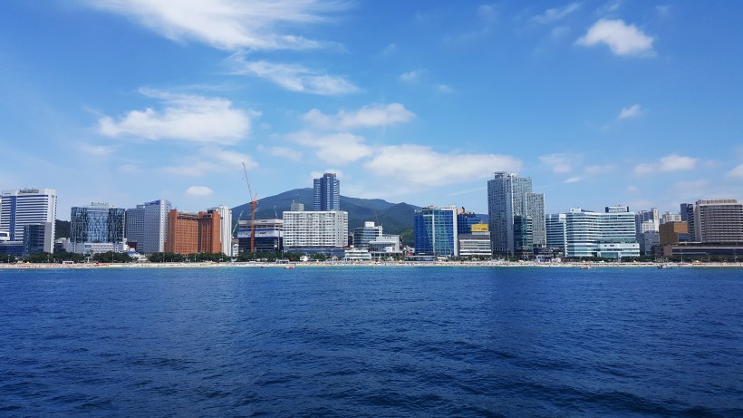 韩国釜山海云台风景图片