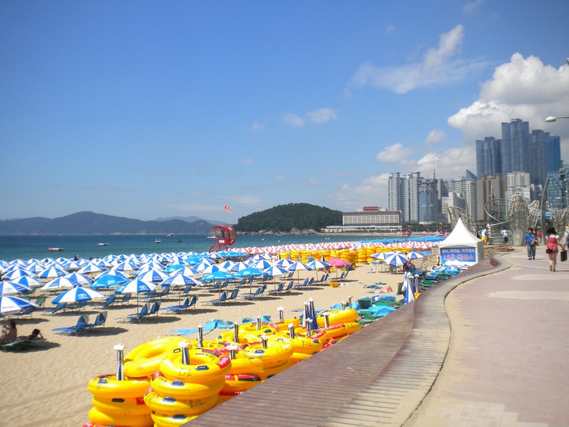 韩国釜山海云台风景图片
