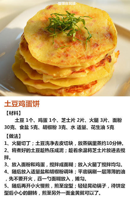 9种早餐鸡蛋饼的做法图解