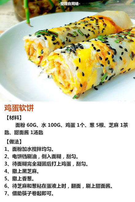 9种早餐鸡蛋饼的做法图解