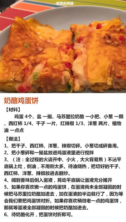 9种早餐鸡蛋饼的做法图解
