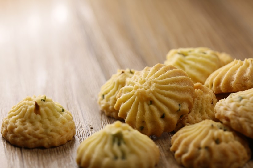 小零食美味好吃的曲奇饼干图片