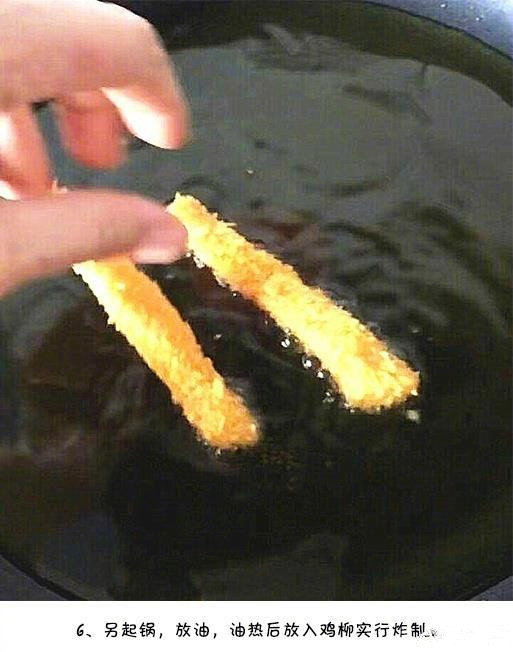 小吃在家自制超简单的炸鸡柳的做法