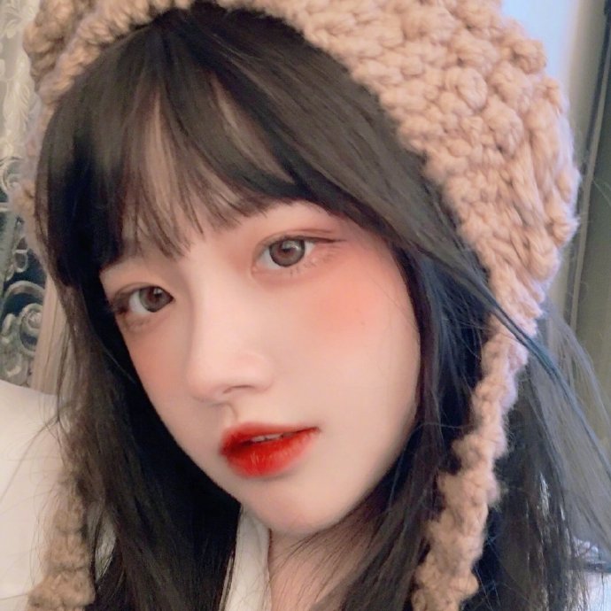 qq清新美女头像图片 认识到自己超级无敌可爱图片