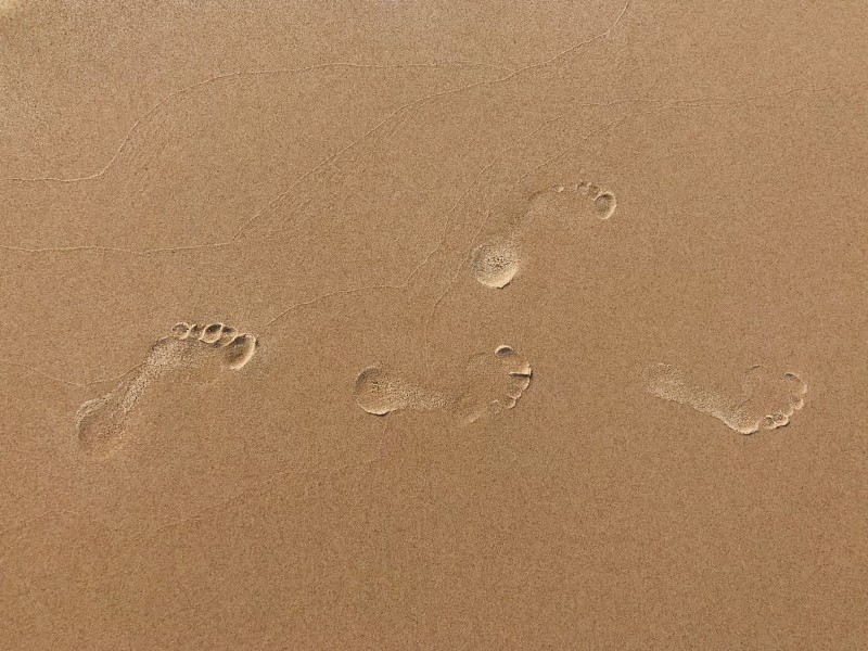 唯美静谧的沙滩海滩风景图片