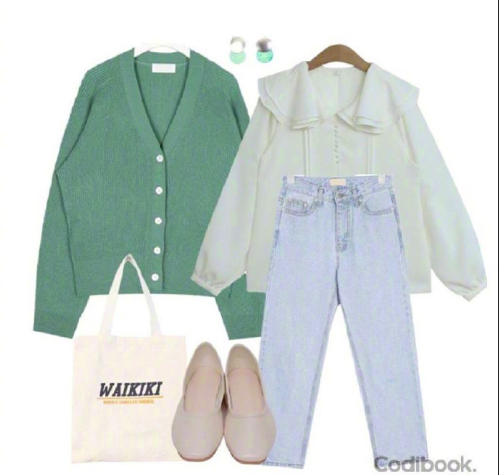 温柔的春天色马卡龙色系服装搭配