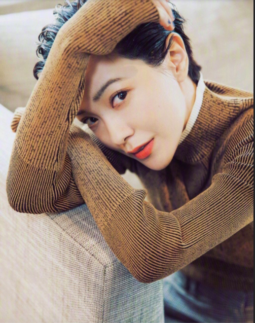 台湾美女图片 短发美女郭采洁图片