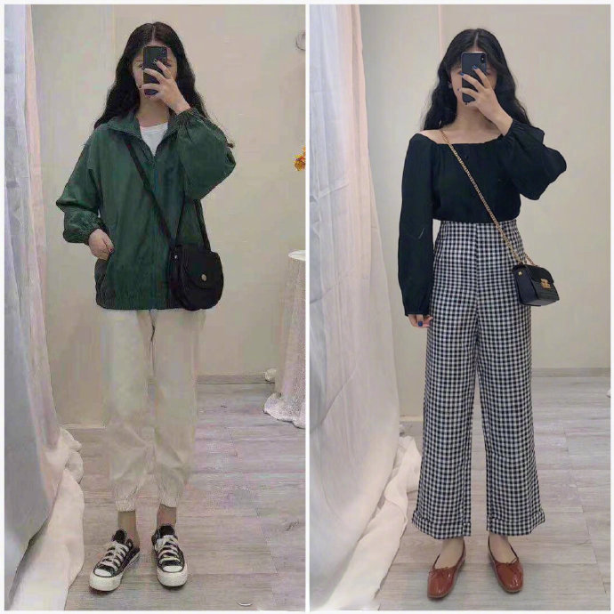 配色清新自然的春日少女服装搭配示范