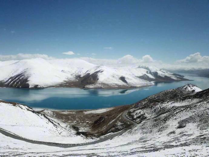 西藏风景图片 羊卓雍错美景图片