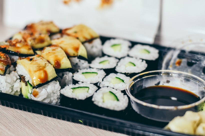 传统美食日式寿司图片