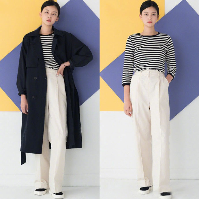 通勤休闲兼具的韩式初秋服装搭配图片