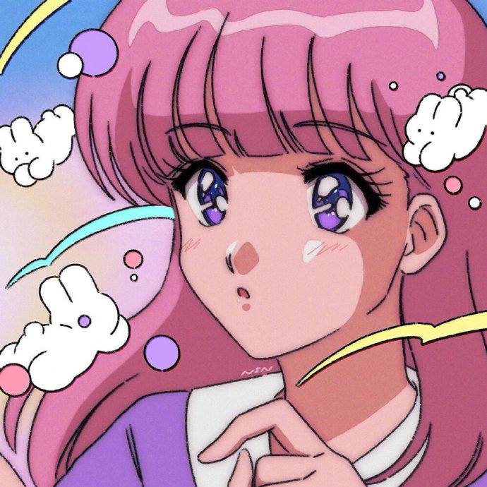 漫画头像女生图片 可爱美女头像图片