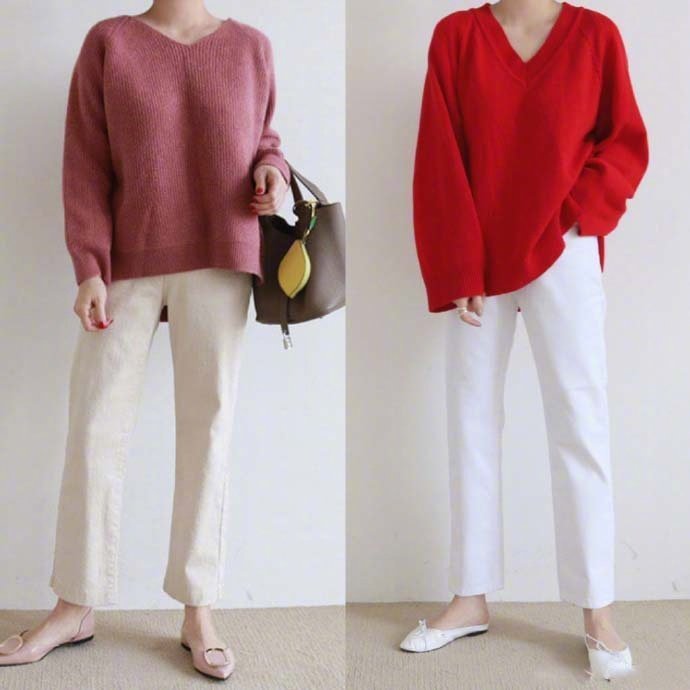 简约的设计和马卡龙色系服装搭配参考
