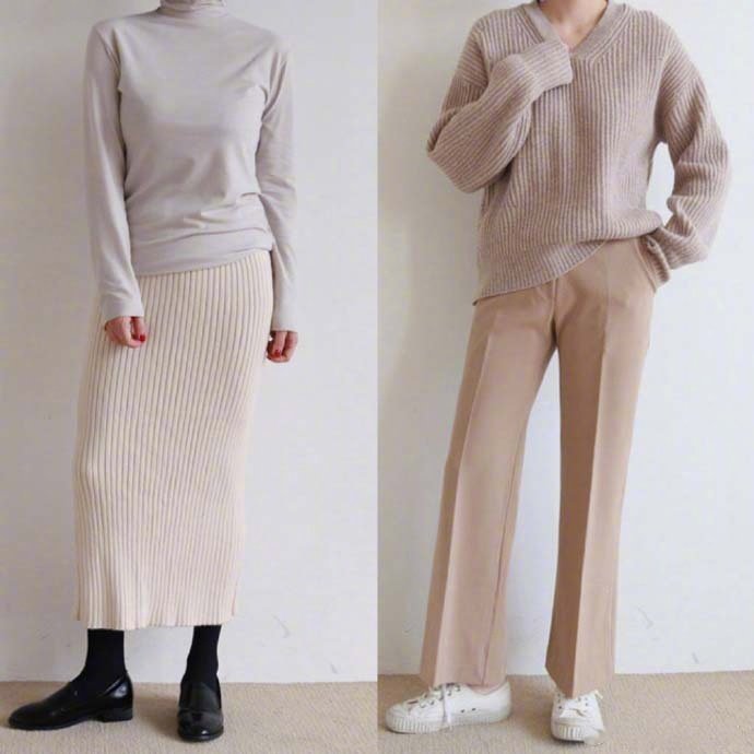 简约的设计和马卡龙色系服装搭配参考
