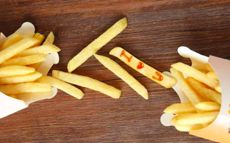 高热量食物快乐肥宅水最配的薯条图片