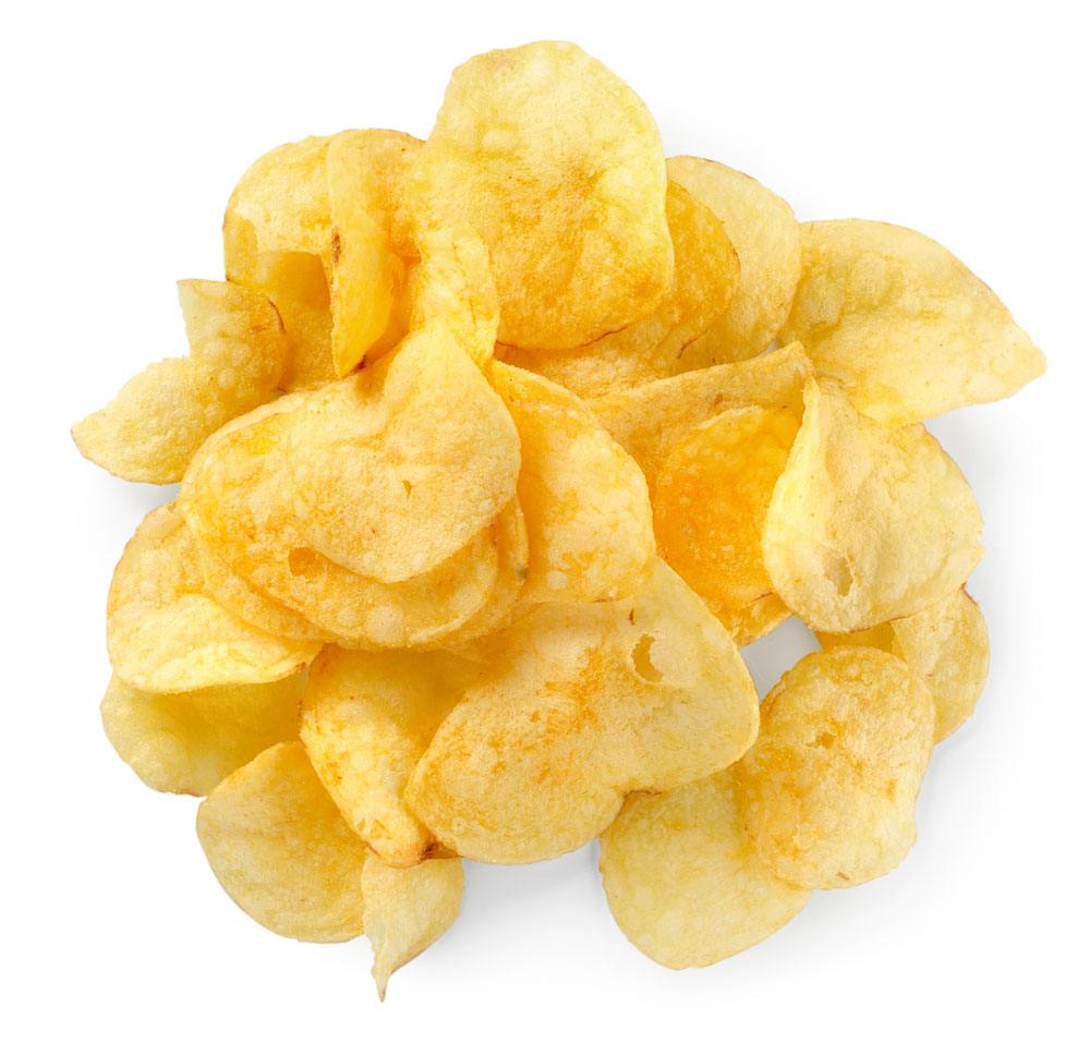 高热量食物休闲零食薯片图片