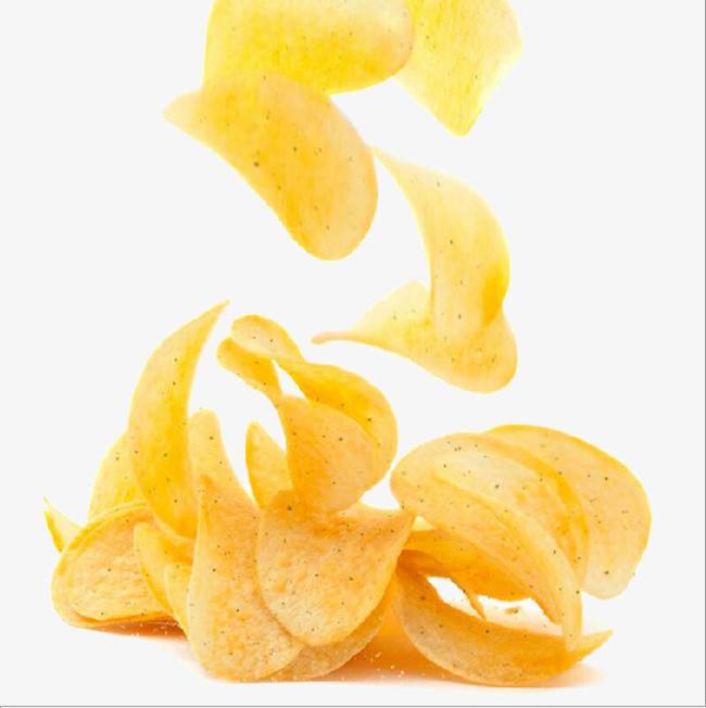 高热量食物休闲零食薯片图片