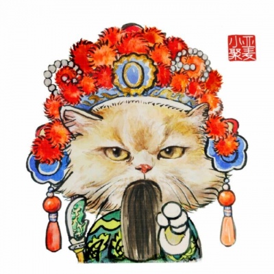 能带来好运的头像 卡哇伊猫咪头像图片
