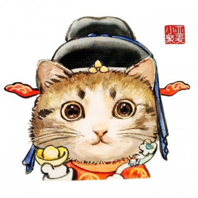 能带来好运的头像 卡哇伊猫咪头像图片