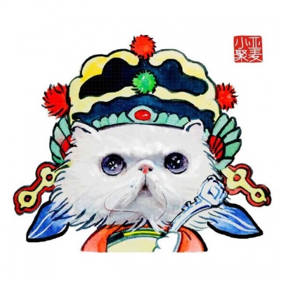能带来好运的头像 卡哇伊猫咪头像图片