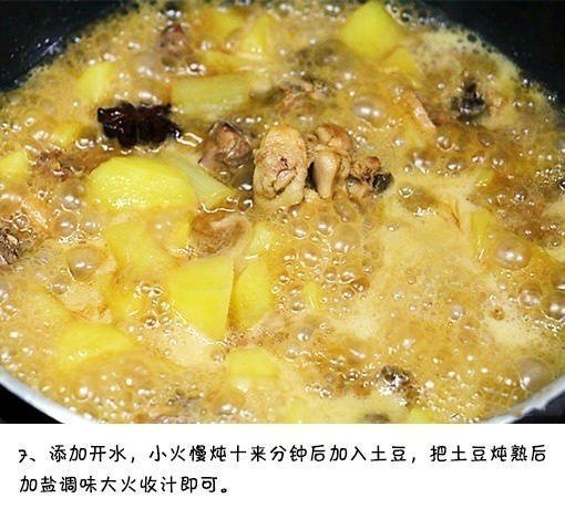硬菜土豆炖鸡块的家常做法