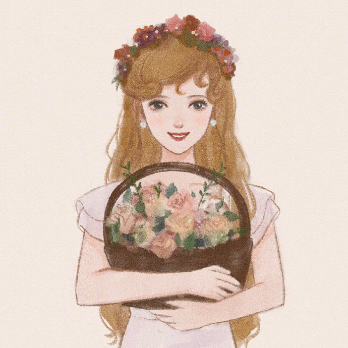 迪士尼公主手绘插画头像女生图片