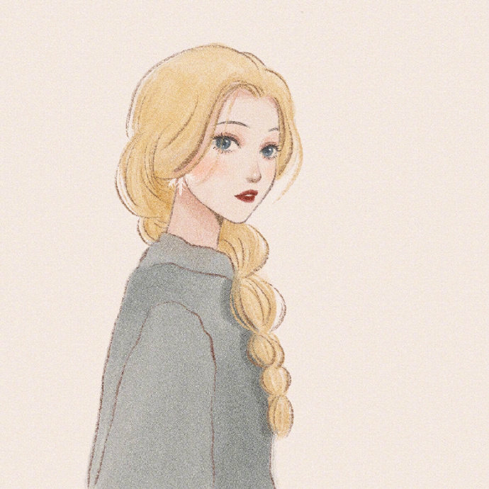 迪士尼公主手绘插画头像女生图片