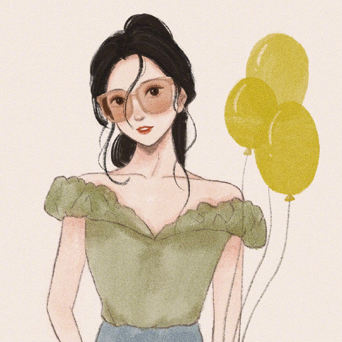 迪士尼公主手绘插画头像女生图片