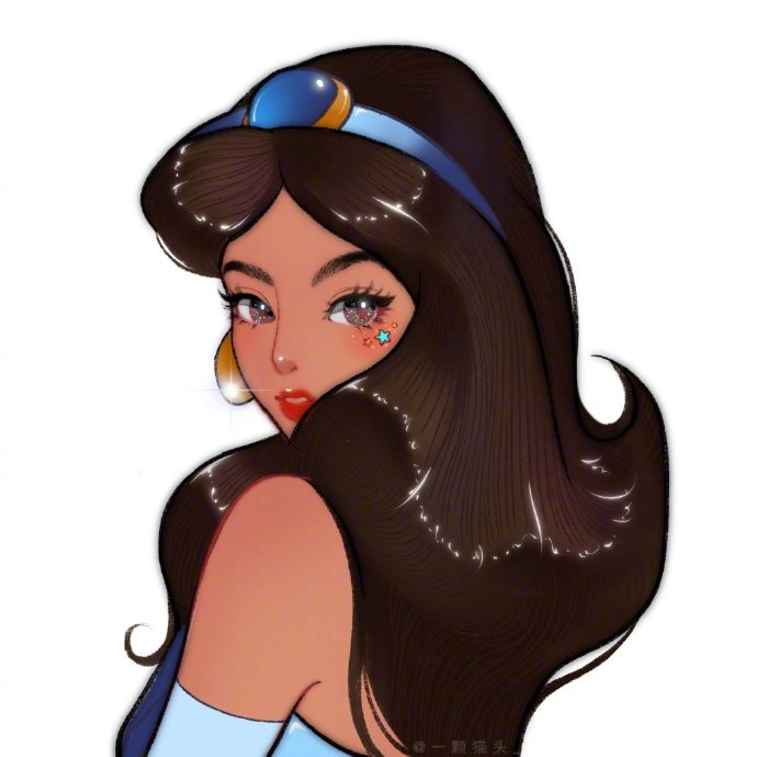 迪士尼公主美女头像 漫画人物头像图片
