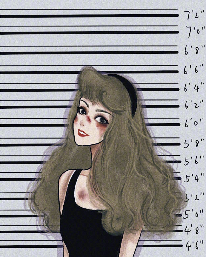 女生伤感头像逃难的迪斯尼公主头像