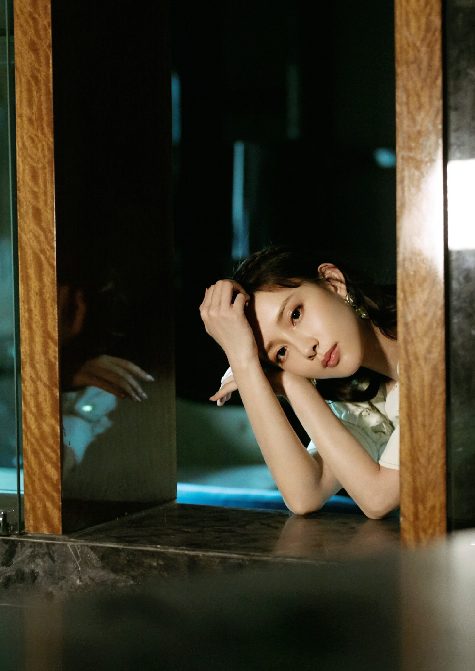 射手座美女明星孟子义复古甜美写真图片