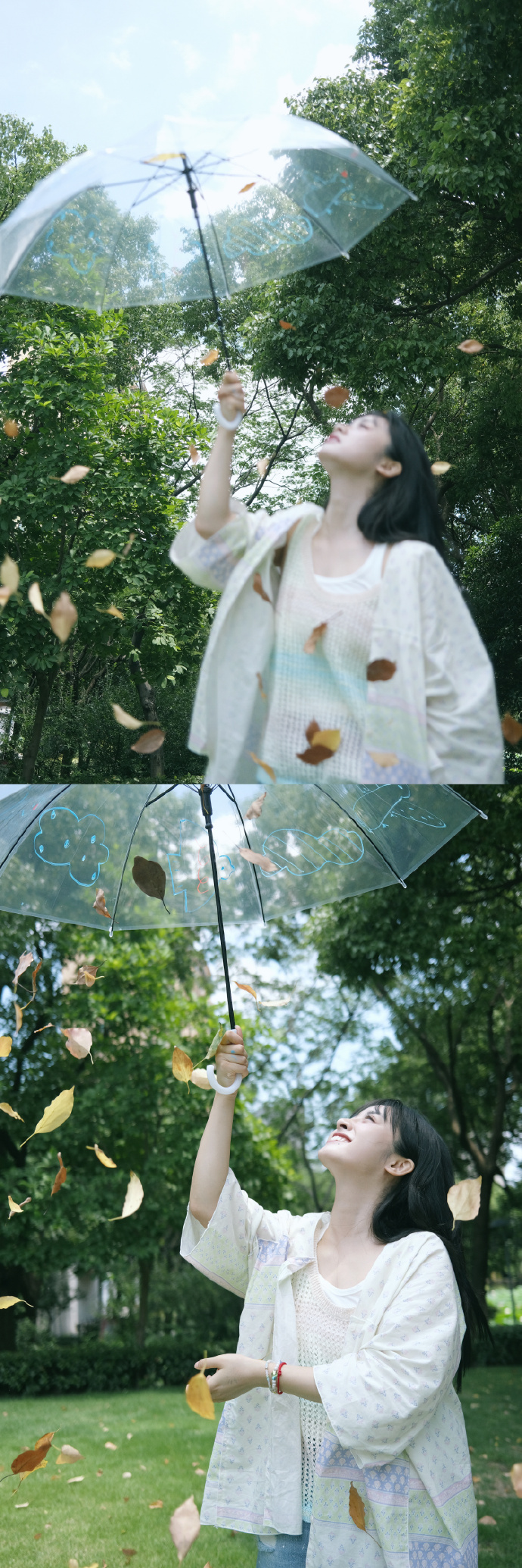 95后漂亮美女明星沈月森系写真图片